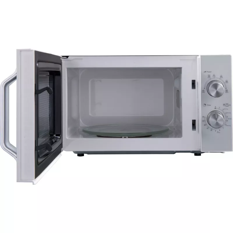 Mikrobangų krosnelė Sharp R204WA sidabrinė, balta 20 L 800 W