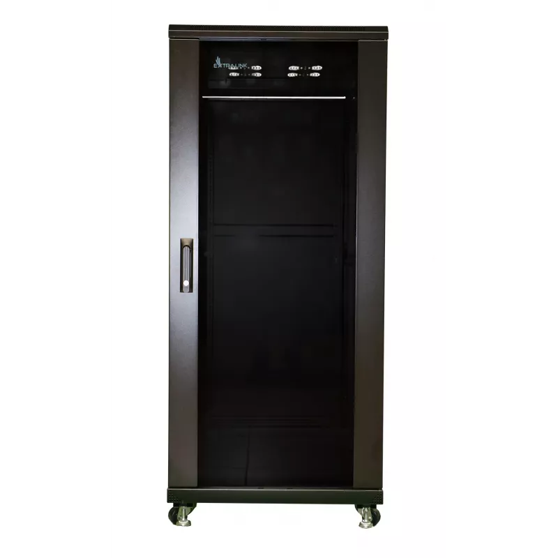 Laisvai pastatomas stovas Extralink Rackmount cabinet 37U 600x600 Juodas