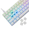 Laidinė mechaninė klaviatūra White Shark Shinobi-2 (GK-004221) – mėlyni jungikliai, balta, US išdėstymas