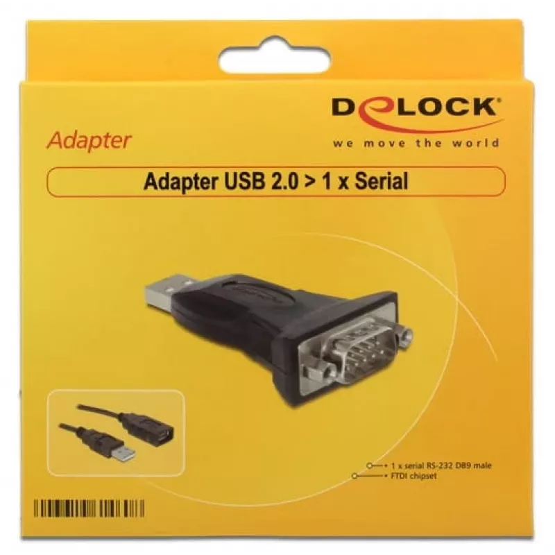 USB į RS-232 adapteris DeLOCK 61460