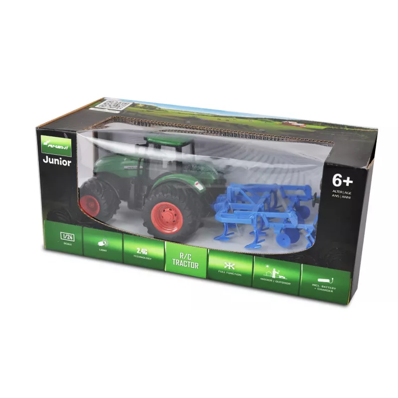 Traktorius Amewi 22640 su elektriniu varikliu, mastelis 1:24, nuo 6 metų