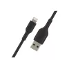BELKIN PVC USB CABLE USB-A - LIGHTNING, 1M, JUODA