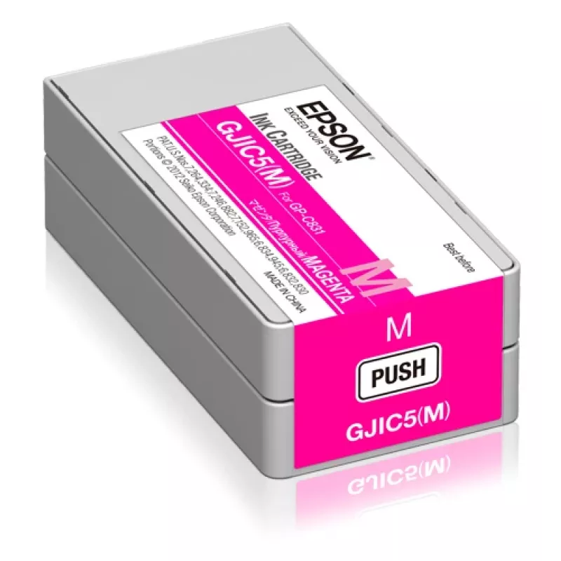 Originali Epson GJIC5(M) rašalo kasetė, rausva (magenta), skirta ColorWorks C831 (MOQ=10)