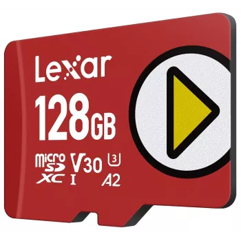 Lexar PLAY LMSPLAY128G-BNSNG 128 GB microSDXC atminties kortelė, UHS-I, Class 10