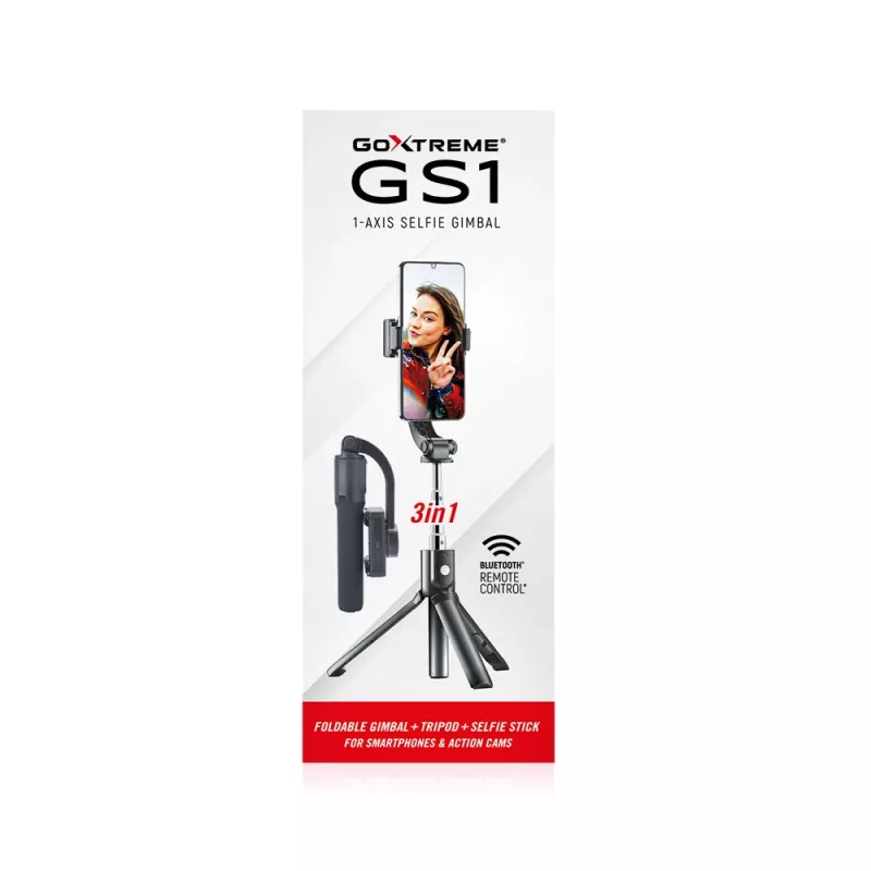 Gimbal GoXtreme GS1 Sulankstomas išmaniesiems telefonams ir veiksmo kameroms