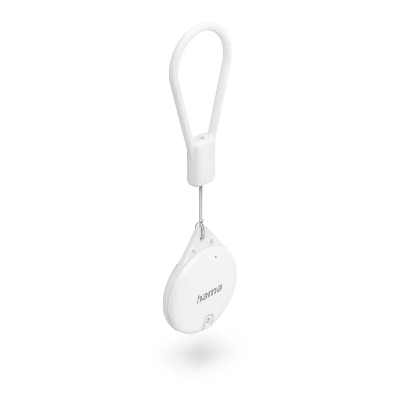 HAMA Item Finder 00185815 Bluetooth sekiklis, skirtas Apple Find My programėlei, baltas