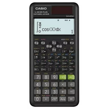 Mokslinis skaičiuotuvas CASIO FX-991ES PLUS 2 Pocket – 12 skaitmenų, saulės ir baterijos, 162×77×11 mm, 95 g