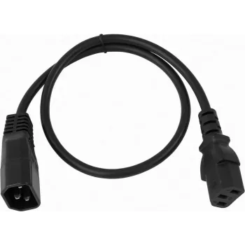Prailginimo laidas Omnitronic 30235103, 3 gyslų 0,75 mm², 0,6 m, juodas