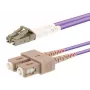 Skaidulinis optinis kabelis LogiLink 0,5 m LC-SC