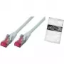 Tinklo kabelis ShiverPeaks BS75720-AW 10m Cat6a S/FTP