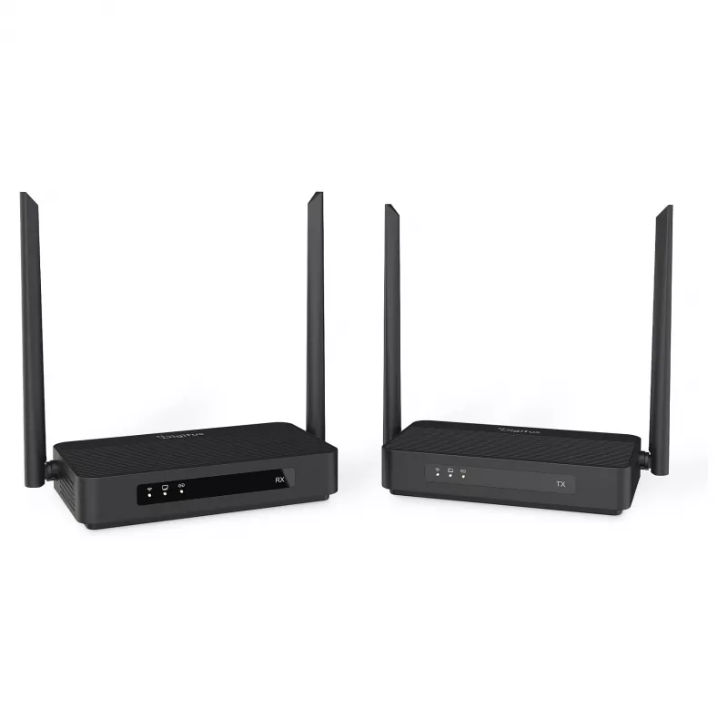 Belaidis HDMI KVM plėtiklio rinkinys DIGITUS DS-55360 – Siųstuvas ir imtuvas, 100 m, 4K/60Hz, HDMI, USB-A/USB-C