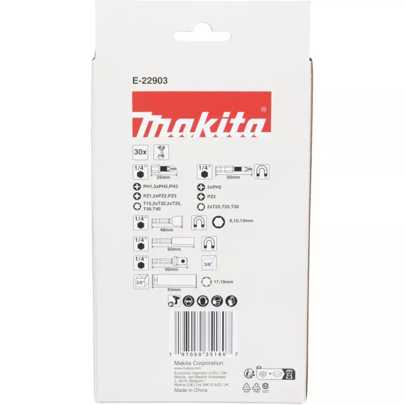 Antgalis atsuktuvui Makita E-22903