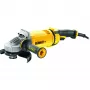Kampinis šlifuoklis DEWALT 180mm, 2400W, 8500 aps./min., dvirankis