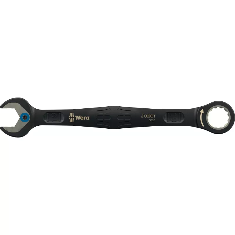 Wera 6000 Joker Black Edition terkšlinių kombinuotų veržliarakčių rinkinys, 11 vnt.