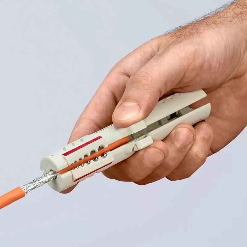 Knipex 16 65 125 SB laidų nuėmiklis pilkas