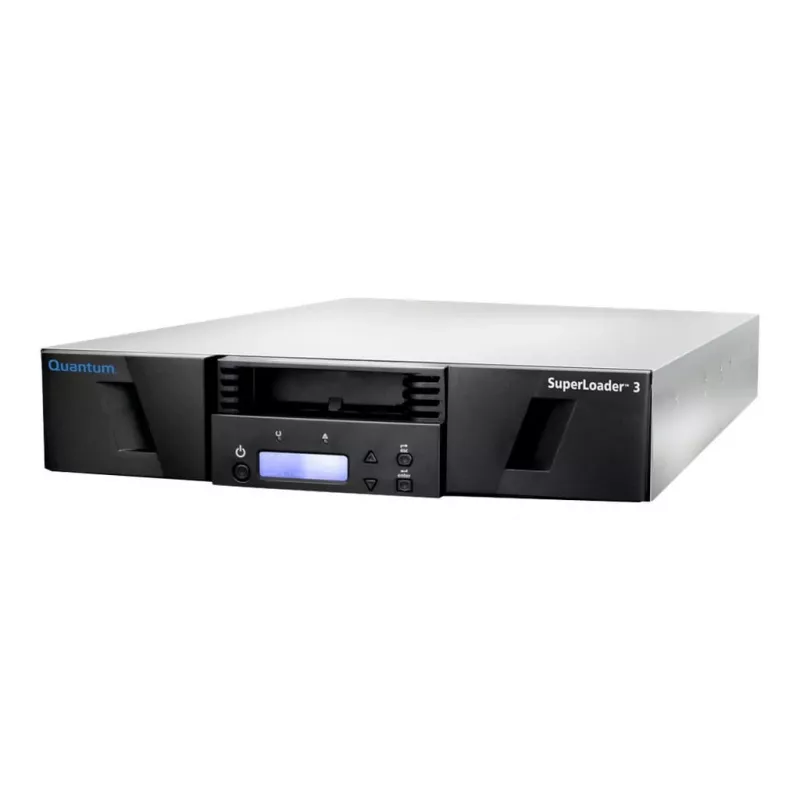 Juostų automatinis įkroviklis ir biblioteka Quantum SuperLoader 3 SAS 2700 GB/h