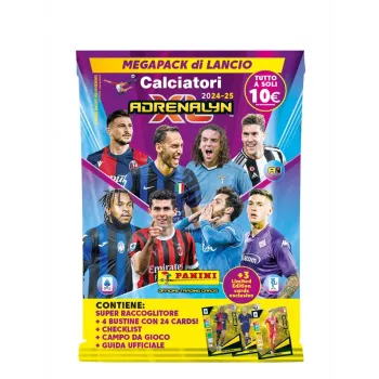 PANINI Italijos lygos 2025 Mega pradžios rinkinys – prekybinės kortelės