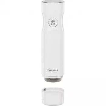 Vakuuminis siurblys ZWILLING FRESH & SAVE baltas, 3,7 V baterija, MicroUSB įkrovimas, 190×50×50 mm, 330 g