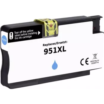 Renkforce rašalinė kasetė, skirta HP 951 XL (CN046AE), suderinama, žydra RF-I-HP951XLC RF-5718848 (RF-5718848)