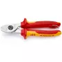 Knipex 95 16 165 T kabelių užspaudimo įrankis Juoda, Geltona