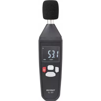 VOLTCRAFT SL-80 garso lygio matuoklis 30 - 130 dB 31,5 Hz - 8 kHz (VC-13101365)