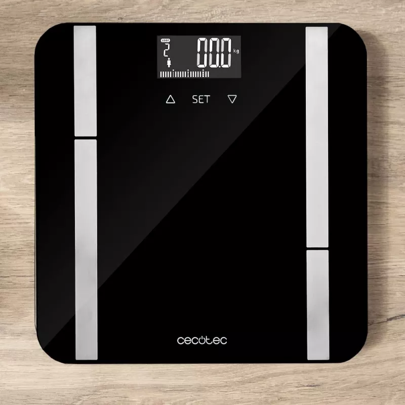 Cecotec išmaniosios svarstyklės Surface Precision 9450 Full Healthy, juodos