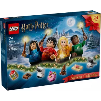 Konstruktorius LEGO Kalėdų kalendorius „Haris Poteris“ 2025 rinkinys 76456 – 278 dalių, 8 minifigūrėlės, nuo 7 metų
