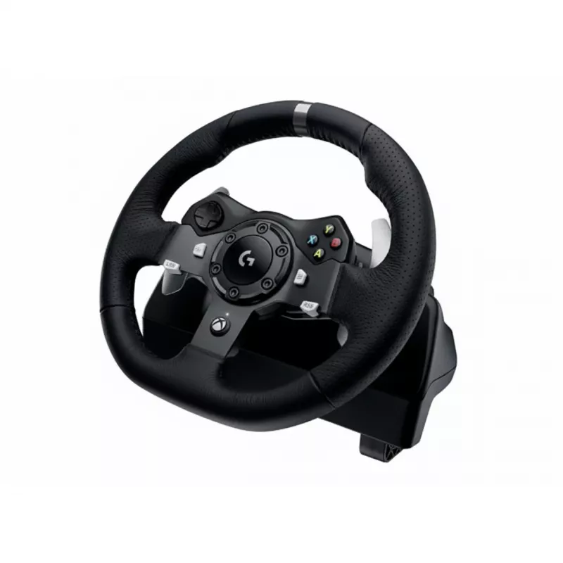 Logitech G920 Driving Force Racing Wheel vairas su pedalais (baltas) + A10