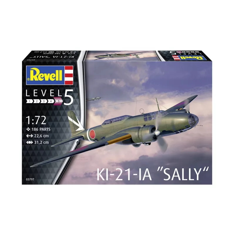 Revell KI-21-LA Sally 1:72 modelis