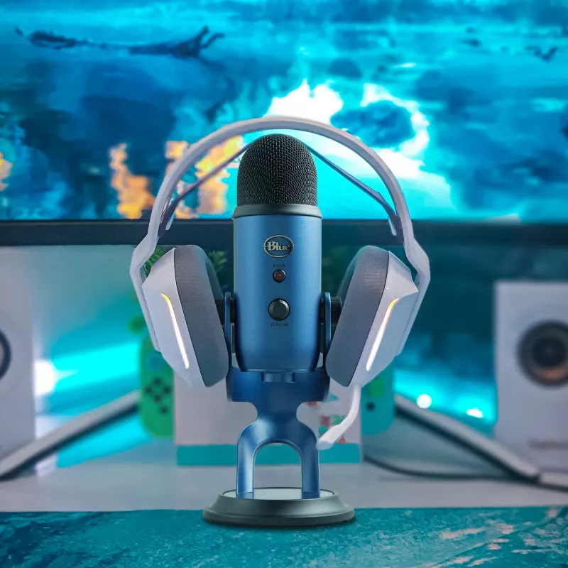 Logitech Yeti 988-000232 mėlynas USB mikrofonas