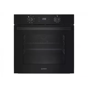 INDESIT Orkaitė IO K55C B | 71 L | Elektrinė | Katalizinė | Elektrinis valdymas | Aukštis 59.5 cm | Plotis 59.5 cm | Juoda
