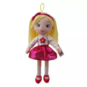 TULILO Eliza skudurinė lėlė 38 cm minkštas žaislas žaidimams ir puošybai