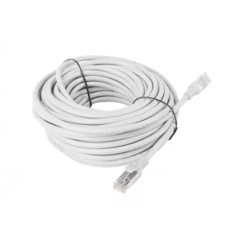 LANBERG PCU5-10CC-1500-S Cat5e U/UTP RJ-45 jungiamasis laidas, 15 m, pilka spalva, CCA, 26 AWG, 100 MHz