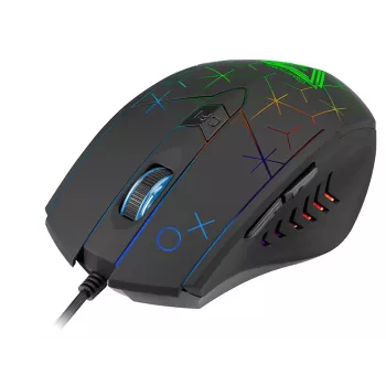 Tracer GAMEZONE XO – žaidimų pelė – USB – laidas – optinė – 6 mygtukai – juoda