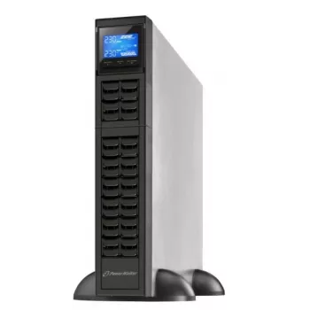 PowerWalker VFI 1000CRM LCD nepertraukiamo maitinimo šaltinis (UPS) Dvigubo keitimo (Online) 1 kVA 800 W 3 AC lizdai