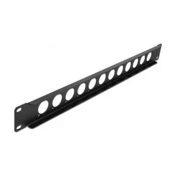 Patch Panel 19 colio DeLOCK 12 prievadų juodas