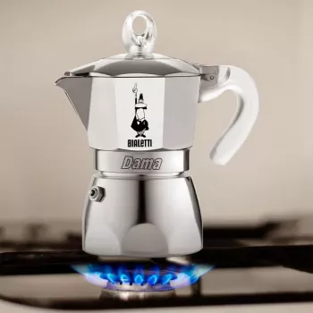 Kavos virimo aparatas BIALETTI Dama Pure Ice 3TZ 0002273 – mokos puodas viryklei, 3 puodeliai