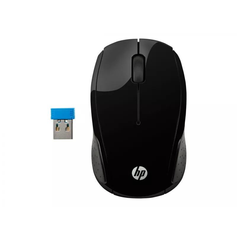 HP Wireless Mouse 200, belaidė pelė, ambidekstrinė, optinė, 1000 DPI, juoda