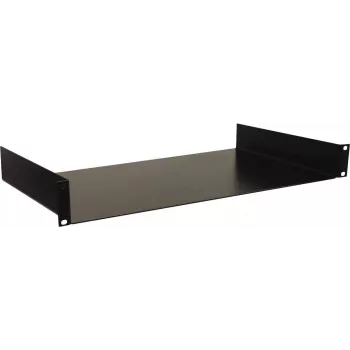 Lentynėlė į stelažą Omnitronic 30100916 1U, juoda, plieninė, 19 colių