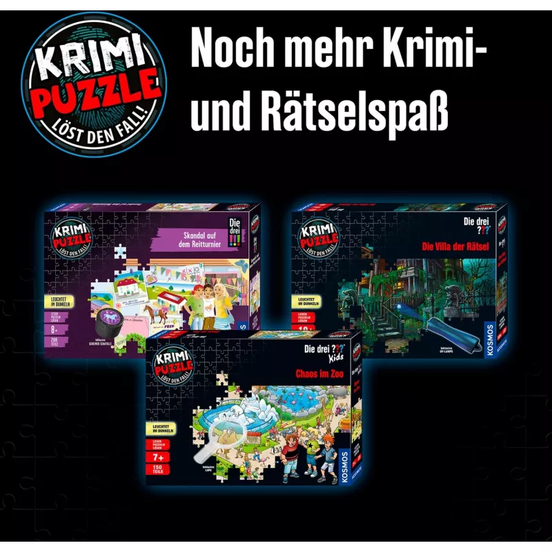 detective-Puzzle Die drei Kids: Vorsicht Glibberfalle (150 dalių)