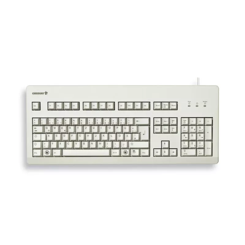 CHERRY G80-3000 klaviatūra USB QWERTZ vokiška pilka