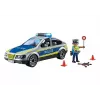 Playmobil policijos automobilis su sirena ir mirksinčia šviesa, įvairiaspalvis, plastikas, 3+