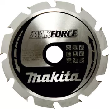 Makita MAKFORCE pjūklo diskas medienai - 190 mm - 12 dantų (B-32144)