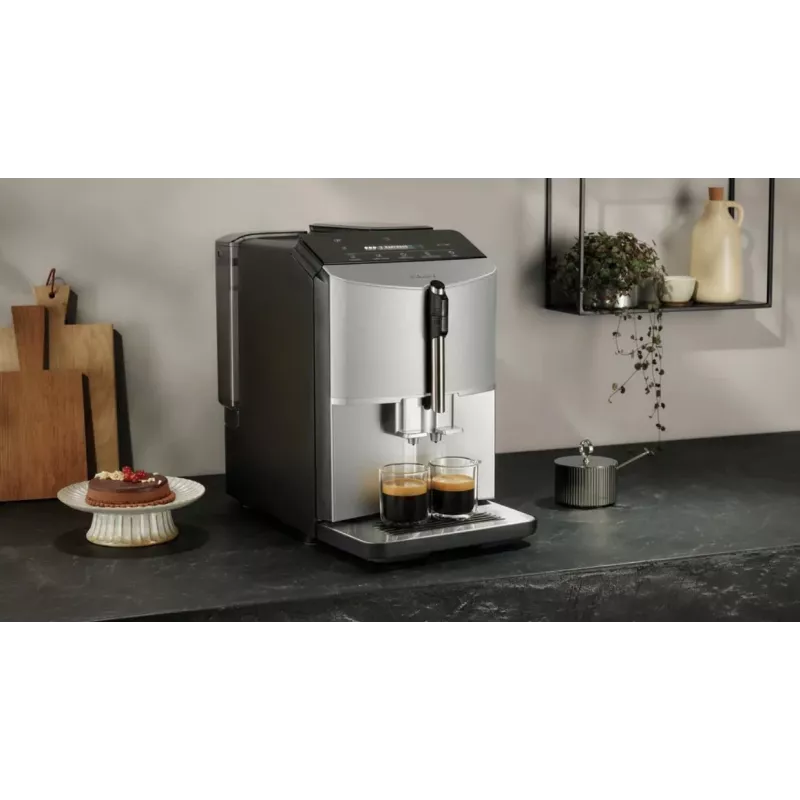 Siemens TF303E01 EQ300 espresso kavos aparatas (sidabrinis; 1300W)