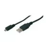 Assmann USB 2.0 jungiamasis laidas, tipas A – micro B, vyriški kištukai, 3,0 m, juodas (AK-300110-030-S)