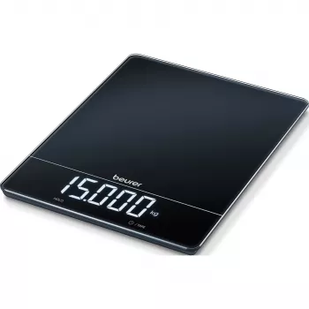 Virtuvinės svarstyklės Beurer KS 34 juodos, max 15.0 kg KS34XL