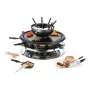 Unold 48726 raclette grilis 8 asmenims 1300 W Juodas, Nerūdijantis plienas