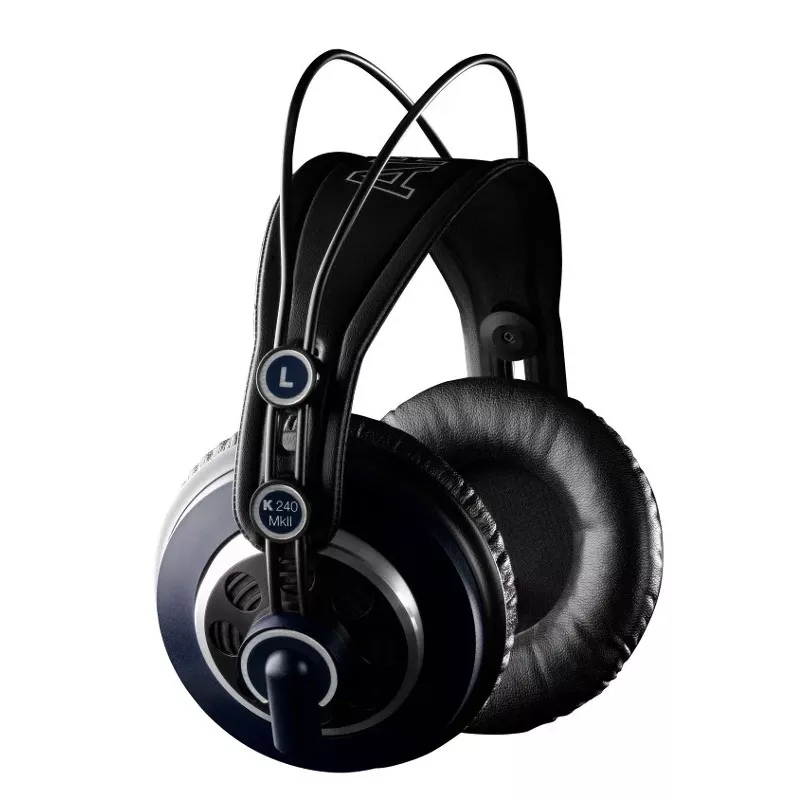 Ausinės AKG K240 MKII – studijinės, ant ausų, pusiau atviros