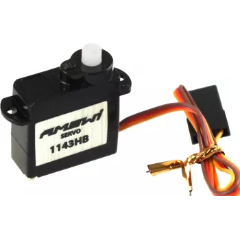 Amewi Micro-Servo AMXRacing 1143HB Analoginis Servo, Plastikinė Pavarų Dėžė (28951)
