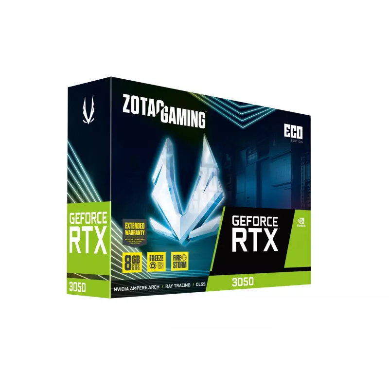 Vaizdo plokštė ZOTAC GAMING GeForce RTX 3050 ECO 8 GB GDDR6